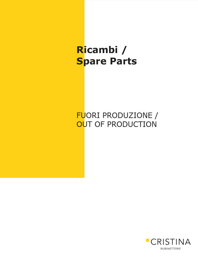 CATALOGO RICAMBI SERIE FUORI PRODUZIONE